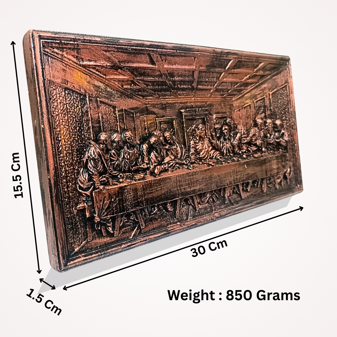 A Masterpiece in Relief: The Last Supper Wall Decor That Transcends Time